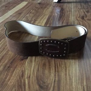Brown belt, made in Italy